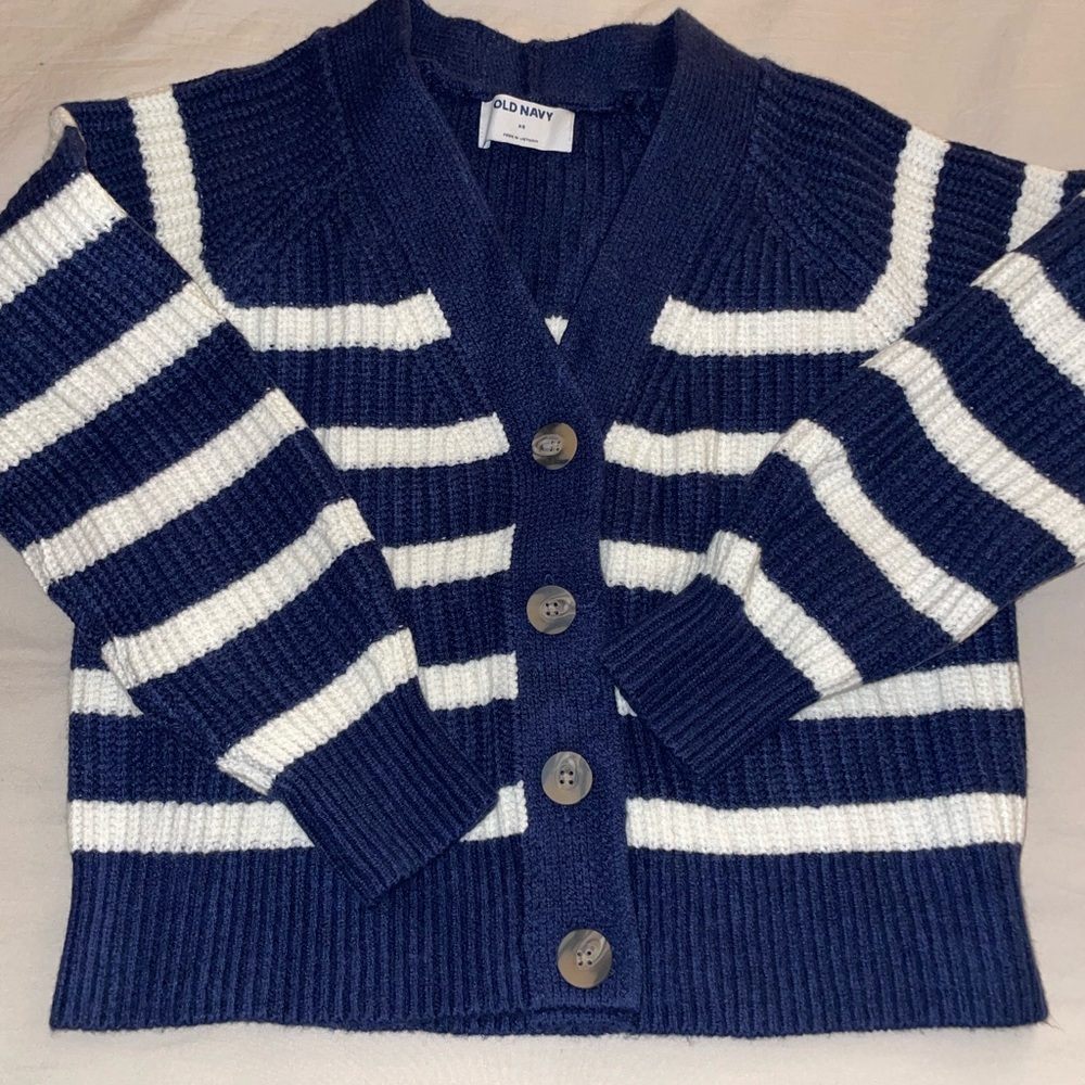 Old Navy Striped Cardigan XS NWT